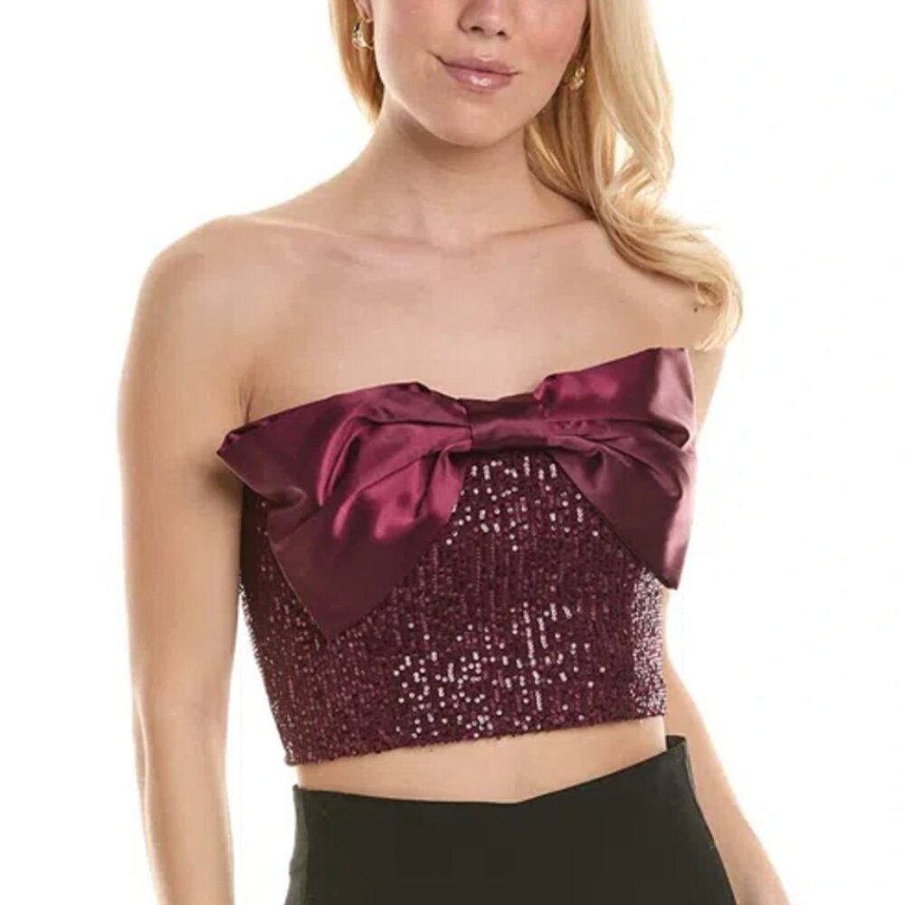 Strapless Sequin Top